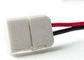 3528インチ ワイヤーで縛る単一色LEDのストリップのコネクター ストリップ長さ8mmを6 サプライヤー
